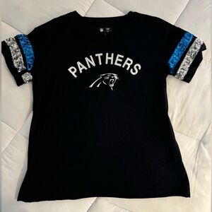 NFL CAROLINA PANTHERS G-III Big Game Scoop Short Sleeve T-Shirt
